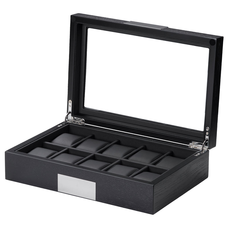 Black Display 10 Watch Box