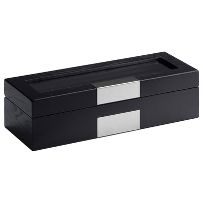 Black Display 5 Watch Box