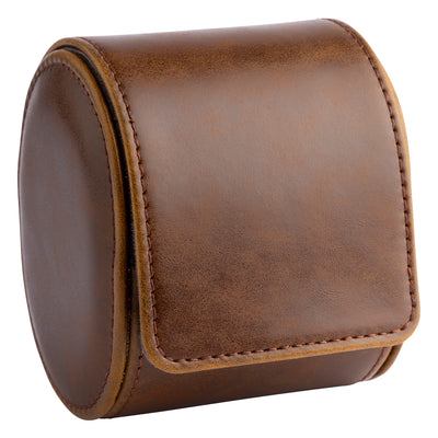 Brown Watch Travel Case