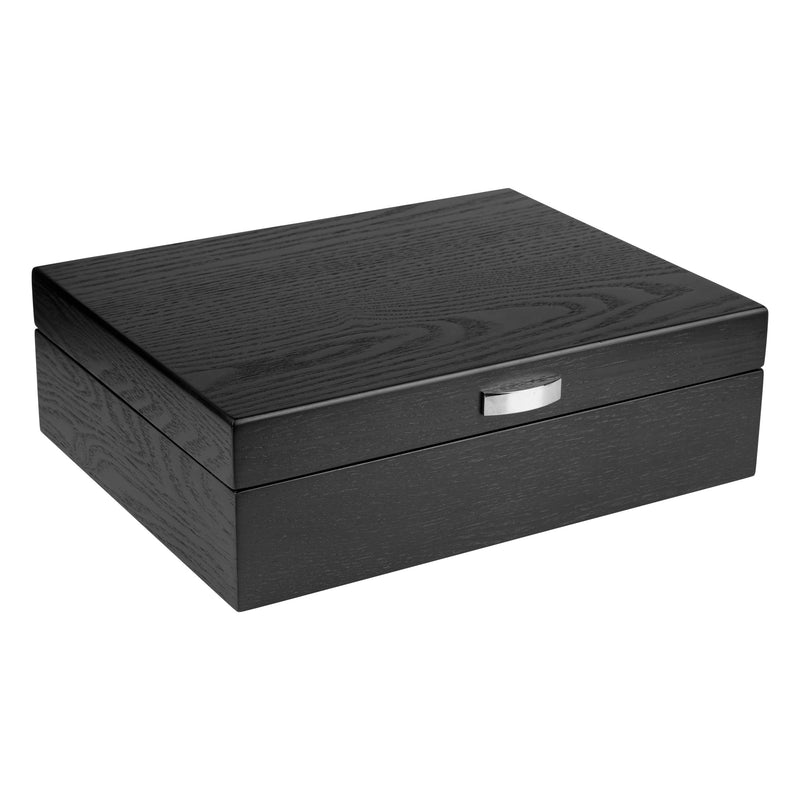 Black Wooden 8 Watch Box