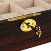 Ebony Display 10 Watch Lock Box