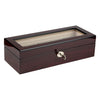 Ebony Display 5 Watch Lock Box